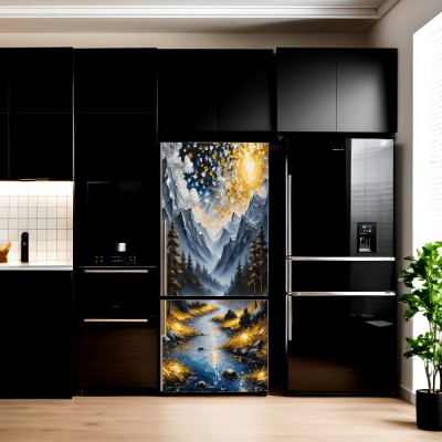 Folie imprimata color pentru decor Frigider, dimensiune 200 x 90cm, model: AVX-FR18 foto