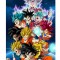 Sticker decorativ, Dragon ball Goku, Portocaliu, 90 cm, 1359STK