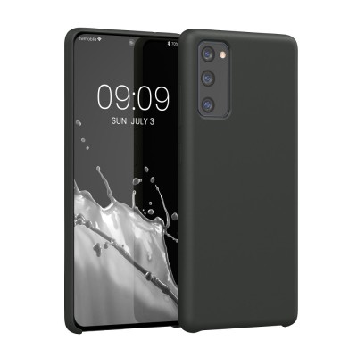Husa pentru Samsung Galaxy S20 FE, Silicon, Negru, 53605.47, kwmobile foto
