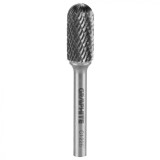 Freza rotativa din carbura HM, tip C (cilindrica rotunjita), 12x25mm, tija 6x45mm 55H361