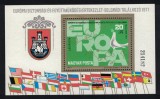 Ungaria 1977: Colita MNH Conferinta CSCE Belgrad, Timbre Straine Nestampilate