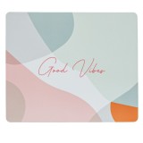 Mousepad cu imprimeu Good Vibes, 24x20 cm, Multicolor, CMCLASS