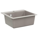 vidaXL Chiuvetă Gri 470 x 440 mm Granit 42028405
