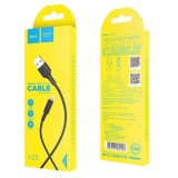 Cablu Date si Incarcare USB-A - Lightning HOCO Soarer X25, 18W, 1m, Negru, Apple