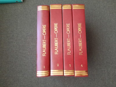 Opere Gustave Flaubert-4 VOLUME LEGATE DE LUX foto