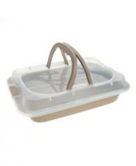 Tava copt cu capac 36x24,5cm MY BRONZE PASTRY COOK foto