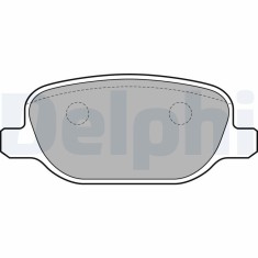 DELPHI LP1845 set placute frana,frana disc