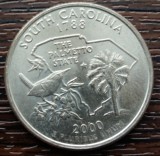 (M2381) MONEDA SUA - QUARTER DOLLAR 2000, LIT. D - SOUTH CAROLINA, America de Nord