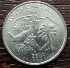 (M2381) MONEDA SUA - QUARTER DOLLAR 2000, LIT. D - SOUTH CAROLINA