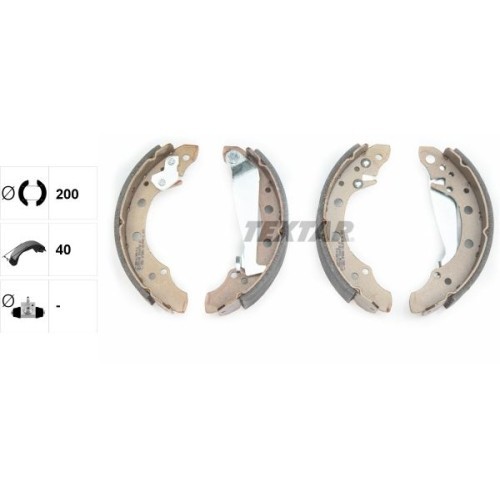 Textar Set saboti frana