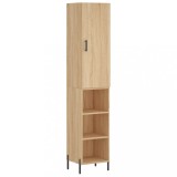 Cumpara ieftin Dulap inalt, stejar sonoma, 34,5x34x180 cm, lemn prelucrat