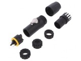 Mufă Alimentare AC 16A 250V Termoplast 3 PIN Cablaj
