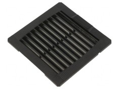 Ventilator axial neagră 109x23x109mm IP54