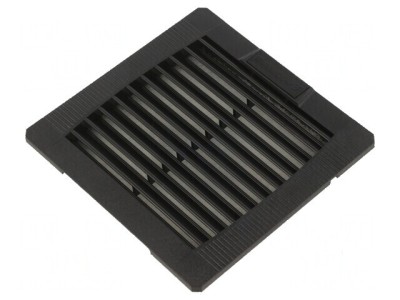 Ventilator axial neagră 109x23x109mm IP54 foto