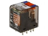 Releu electromagnetic 4PDT 24VDC 6A