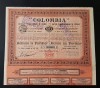 Actiune petrol 1920 soc. Colombia , titlu , actiuni , la purtator