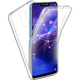 Husa 360 Huawei Mate 20 Lite Full Body Silicon Plastic Transparenta Protectie Completa Rezistenta Socuri Zgarieturi Praf Anti Alunecare