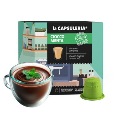 Cioccomenta, 80 capsule compatibile Nespresso, La Capsuleria foto