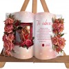 Cadou ziua &Icirc;ndrăgostiților valentine dragobete aniversare iubita soție StelutaD, Flori, Acrilic, Art Deco
