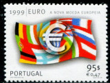 C3196 - Portugalia 1999 - Euro neuzat,perfecta stare, Nestampilat