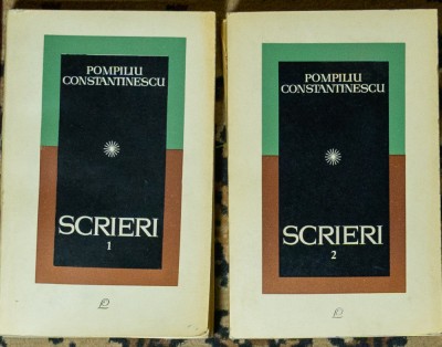 Pompiliu Constantinescu - Scrieri vol 1,2 foto
