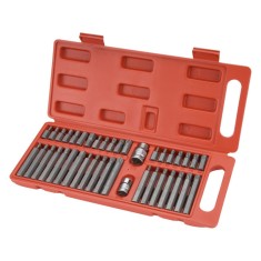 EXTOL PREMIUM Set de Bi?i 40 buc HEX-TORX-XZN, 10mm, adaptor 3/8&amp;amp;#039; ?i 1/2&amp;amp;#039;, CrV, in cutie de plastic foto