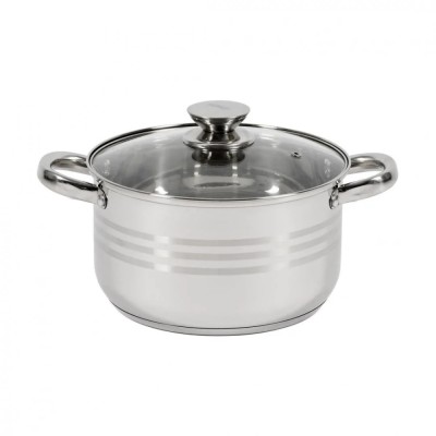 SEMIOALA INOX+CAPAC, 22X12.5 CM, 4.5 L, MYRA, COOKING BY foto