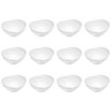 Set boluri, 12 piese, 160 ml, Ceramica, Alb fildes