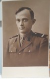 Fotografie tip carte postala, necirculata, militar din al doilea razboi mondial