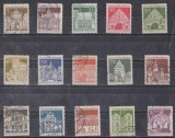A7 T4 155 - Timbre foarte vechi - Germania - cladiri, Arhitectura, Stampilat