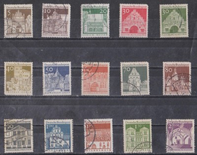 A7 T4 155 - Timbre foarte vechi - Germania - cladiri foto
