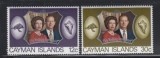 Insulele Cayman 1972 - Silver Wedding, regalitate britanica, serie neuzata