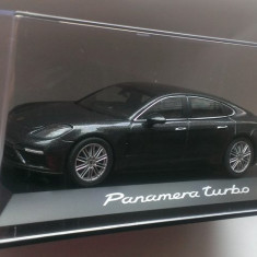 Macheta Porsche Panamera Turbo MK2 2016 - Herpa 1/43 (Ed. Reprezentanta)