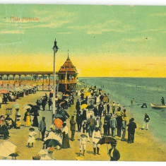 3355 - CONSTANTA, Mamaia Plaja, Romania - old postcard - used - 1910