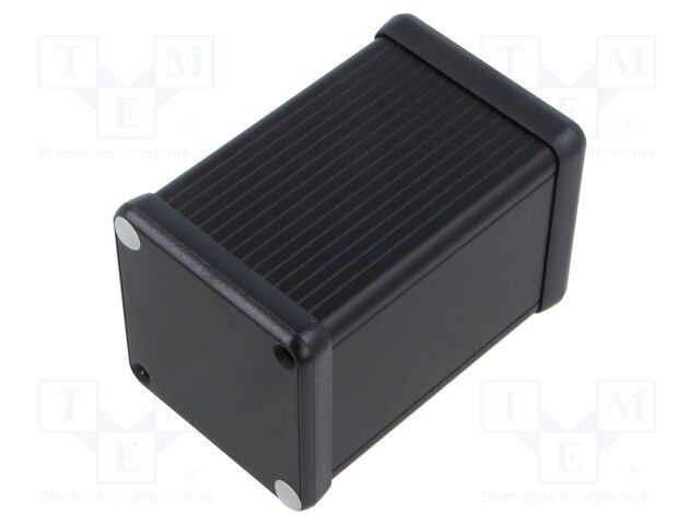 Carcasă aluminiu neagră cu panou 1455 54x80x54mm HAMMOND