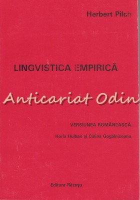 Lingvistica Empirica - Herbert Pilch foto