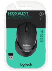 Mouse Logitech M330 Usb Optical Black Wireless PC