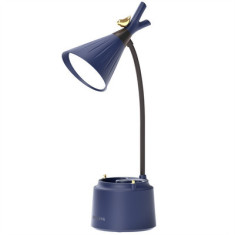 Lampa de birou Forest cu senzor tactil si luminozitate in trepte - Albastru