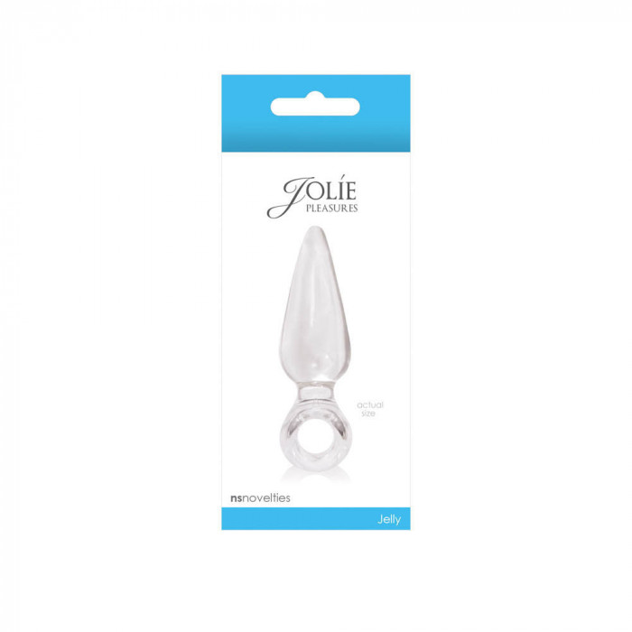 Jolie Mini - Dop anal, transparent, 9 cm