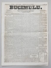 BUCIMULU - DIARIU POLITICU LITTERARIU SI COMMERCIALU , PROPRIETAR CEZAR BOLLIAC , ANUL II , NR. 212 , MARTI 31 MARTIE / 12 APRILIE 1864 foto