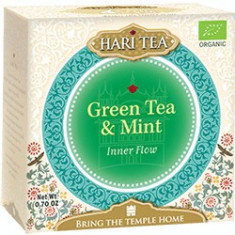 Ceai premium Hari Tea - Inner Flow - ceai verde si menta bio 10dz foto