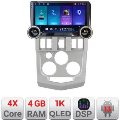 Navigatie Dacia Logan 1 2003-2010 Kit-logan Edotec 4+64 10.5 inch Incell 1K android Wifi 5Ghz gps internet Q CarStore Technology foto