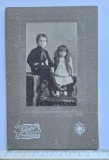 Portret copii &bdquo;Foto Julietta&rdquo; București &ndash; c.1905&ndash;1916 &ndash; Calea Victoriei 78 &ndash; carton embosat