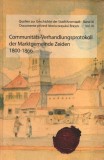 Communit&auml;ts-Verhandlungsprotokoll der Marktgemeinde Zeiden 1800-1866