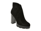 Botine EPICA negre, X2475, din piele intoarsa
