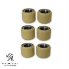 Set role variator 20x17x8.5gr originale Peugeot Elyseo - Elystar 4T LC 125-150cc - set 6 role