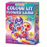 Kit creativ Kidzmaker, 4M, Lampa florala luminoasa
