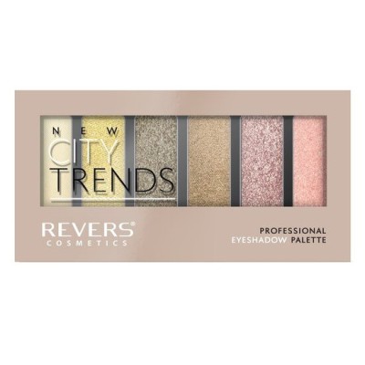 Paleta fard de pleoape cu 6 culori New City Trends, Revers, Nr.13 foto