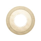 Disc de frictiune pentru tractoare Massey Ferguson, diametru exterior 128 mm, interior 54.5/62.5 mm, grosime 2.5 mm, 27 caneluri, seriile 6400 si