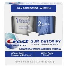 Crest Pro-Health Gum Detoxify + Whitening Two Step 113g + 65g, Detoxifiere si Albire in 2 Pasi